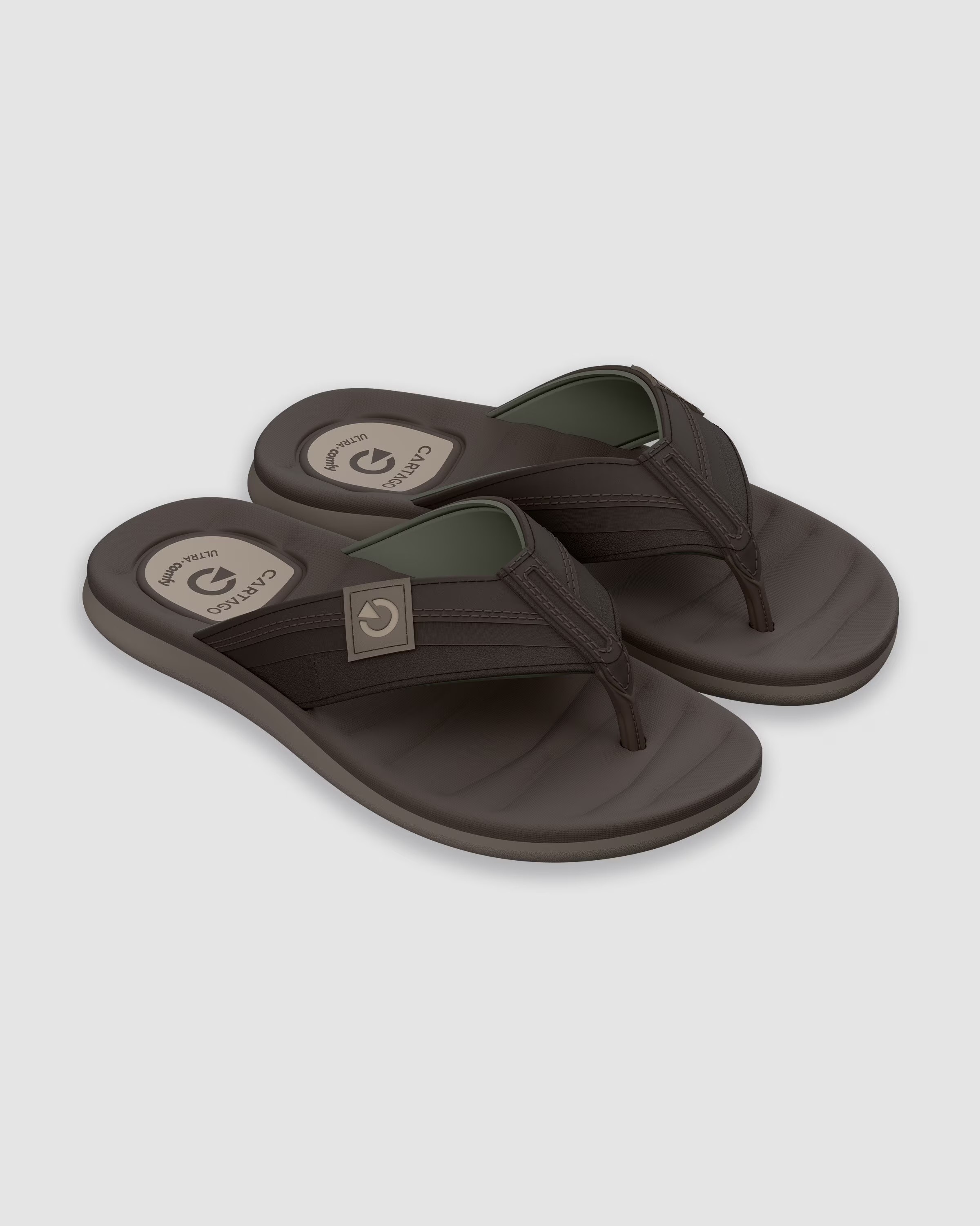 Chinelo Dedo Marrom Sintra II Cartago